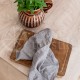 Soft linen kitchen towel 35x50 GREY